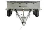 REMORQUE UNITRAILER 264/2 KIPP AVEC ROUE JOCKEY, TIGE DE SUPPORT DE BÂCHE ET BÂCHE PLATE GRISE – Image 11