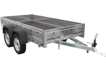 REMORQUE DOUBLE ESSIEUX UNITRAILER 264/2 KIPP AVEC ROUE JOCKEY, ARCEAU ET bâche GRISE – Image 21